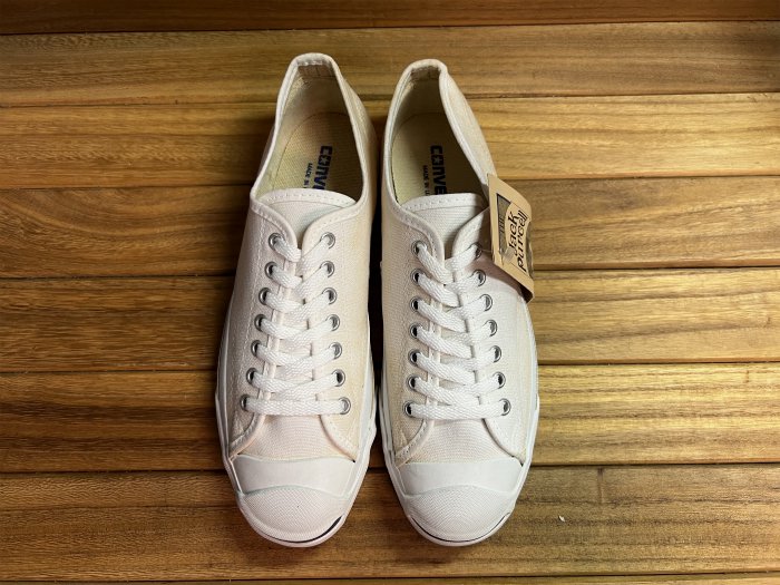 Converse,90s,MADE IN USA,JACK PURCELL,LOW,WHITE,CANVAS,US8,DEAD STOCK!!