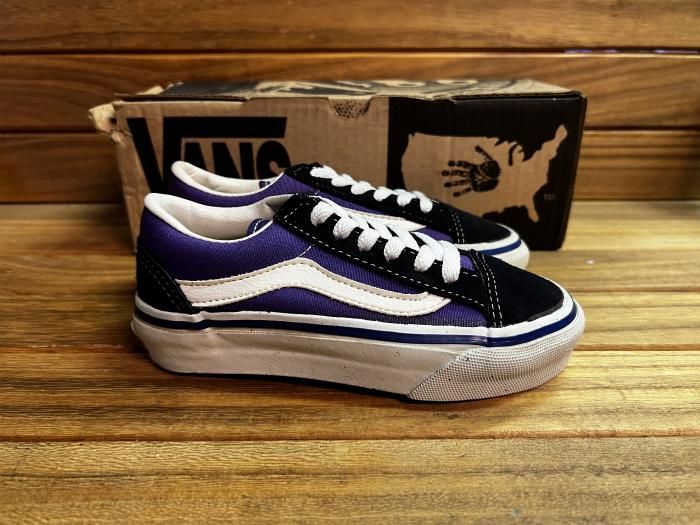 VANS,90s,MADE IN USA,old skool,OX, purple,US12 1/2,DEAD STOCK!!