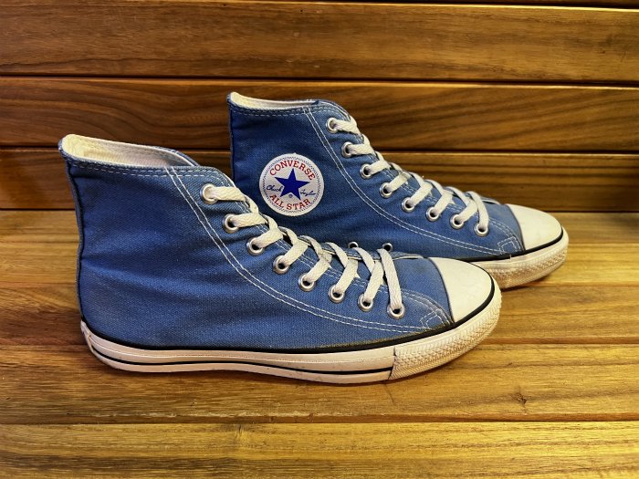 Converse,90s,MADE IN USA,ALL STAR,Hi,BLUE,CANVAS,US8,USED