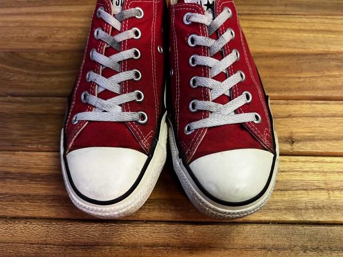 Converse,90s,MADE IN USA,ALL STAR,vintage,RED,US6,USED