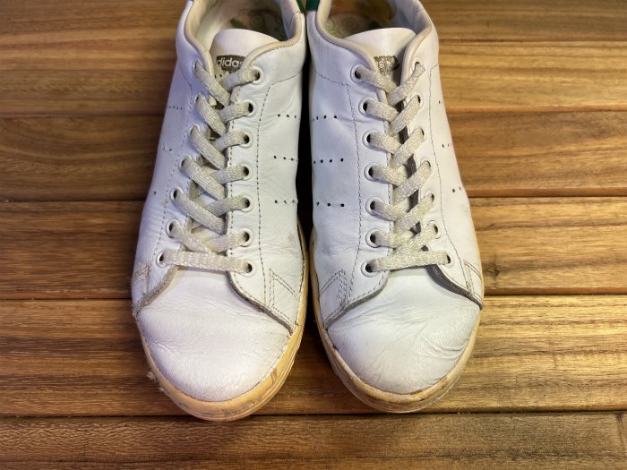 adidas,80s,MADE IN FRANCE,STAN SMITH,vintage,WHITE,UK6.5,USED