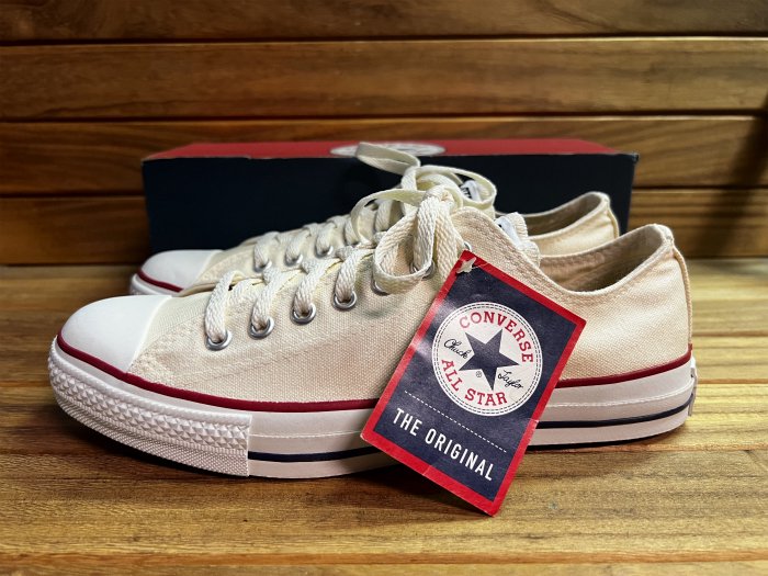 Converse,MADE IN USA,ALL STAR,OX,CANVAS,WHITE,US9,DEAD STOCK!!