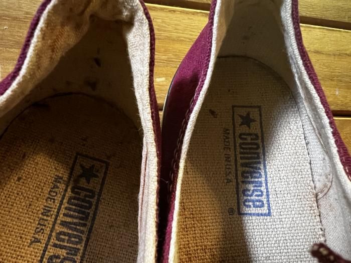 Converse,MADE IN USA,70s,vintage,ALL STAR,OX, MAROON,US10,USED Converse,MADE IN USA,70s,vintage,ALL STAR,OX, MAROON,US10,USED
