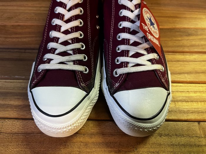 Converse,MADE IN USA,70s,vintage,ALL STAR,OX, MAROON,US10,USED