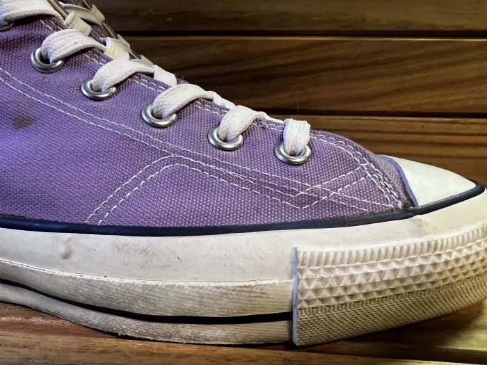 Converse,MADE IN USA,80s,vintage,ALL STAR,Hi, lilac,US10,USED