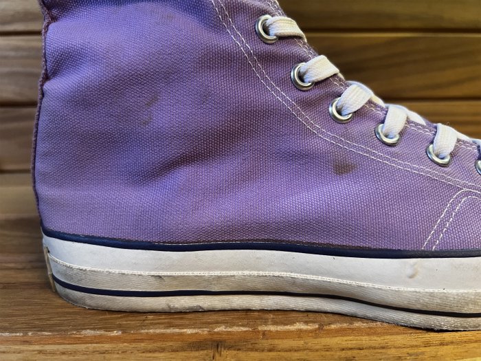 Converse,MADE IN USA,80s,vintage,ALL STAR,Hi, lilac,US10,USED