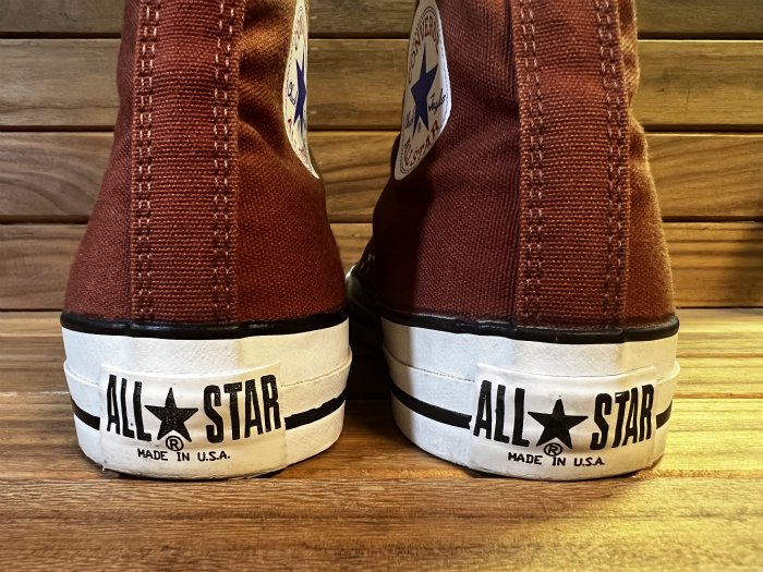 Converse all star outlet vintage leather hi auburn