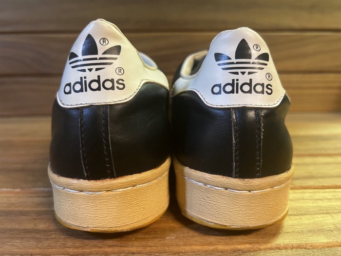 adidas,MADE IN FRANCE,80s,vintage,SUPER STAR,OX, BLACK,UK11,USED