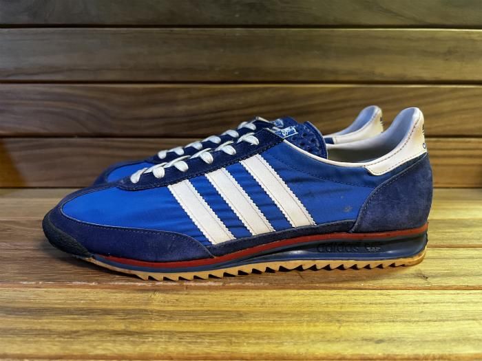 Sneakeadidas,MADE IN WEST GERMANY,70s,vintage,SL72,SUPER LIGHT, BLUE,UK8 ...