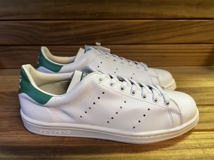 adidas,MADE IN FRANCE,80s90s,vintage,STAN SMITH,WHITE, GREEN,UK8