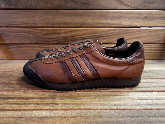 adidas,MADE IN YUGOSLAVIA,70s,vintage,San Francisco,BROWN,US11,USED