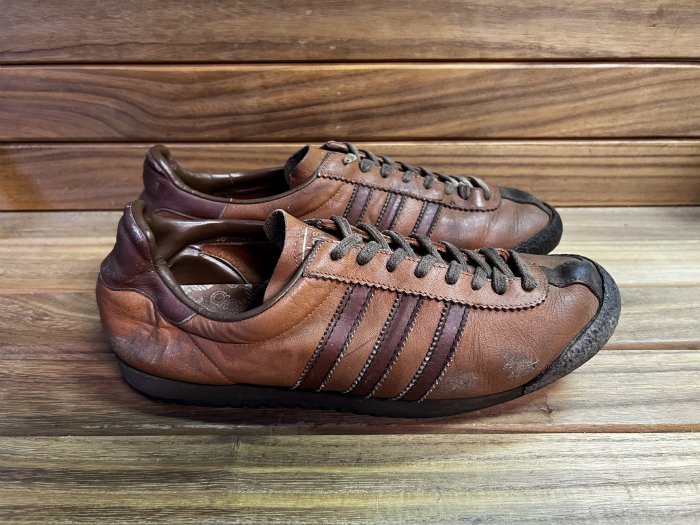 adidas,MADE IN YUGOSLAVIA,70s,vintage,San Francisco,BROWN,US11,USED