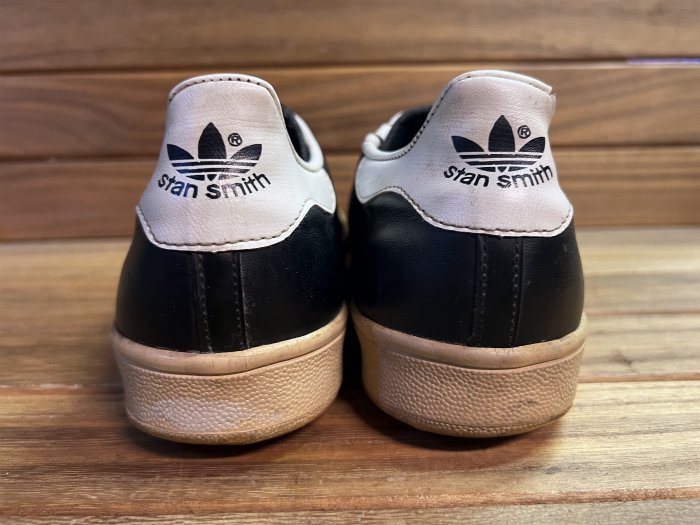 adidas,MADE IN USA,80s,vintage,STAN SMITH,BLACK,US10,USED