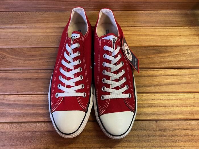 Converse,90s,MADE IN USA,ALL STAR,RED,OX,CANVAS,US9,DEAD STOCK!!
