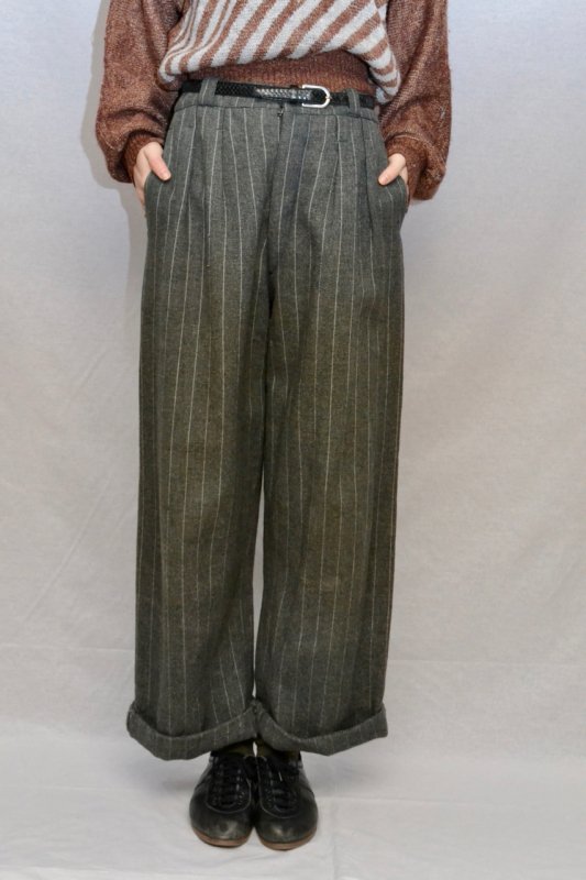 40’s French Vintage WOOL FARMERS PANTS