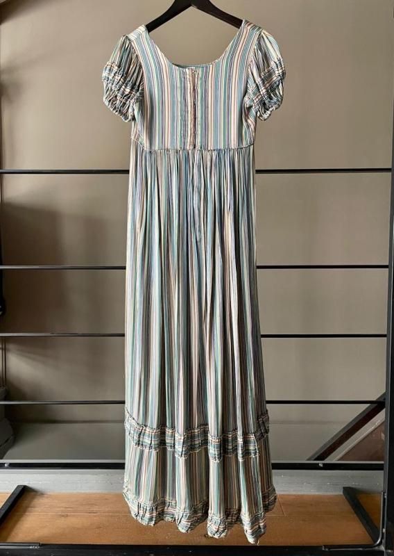 古着　ヴィンテージ　ロングワンピース　used ビンテージ　アンサンブル　希少 ヨーロッパ製 ヴィンテージ シルク ワンピース – 古着屋Top of