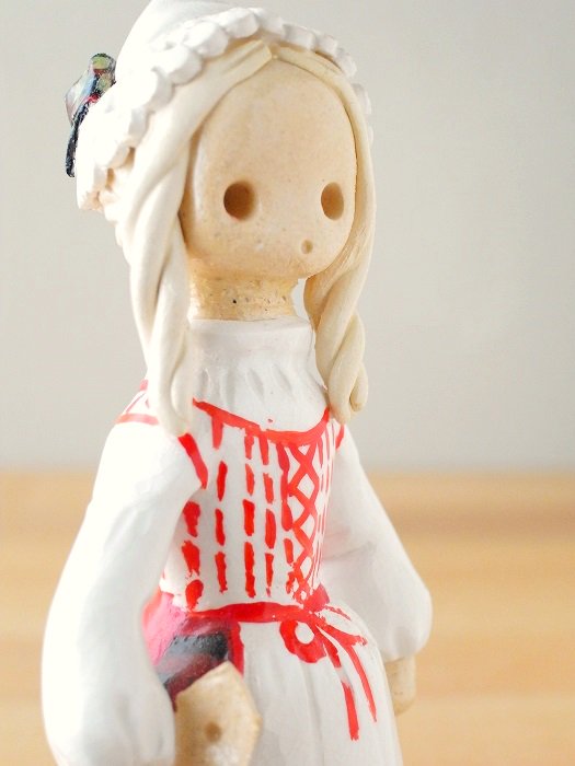 壁掛け 陶器 人形 ヴィンテージ 北欧 アラビア - おもちゃ/人形