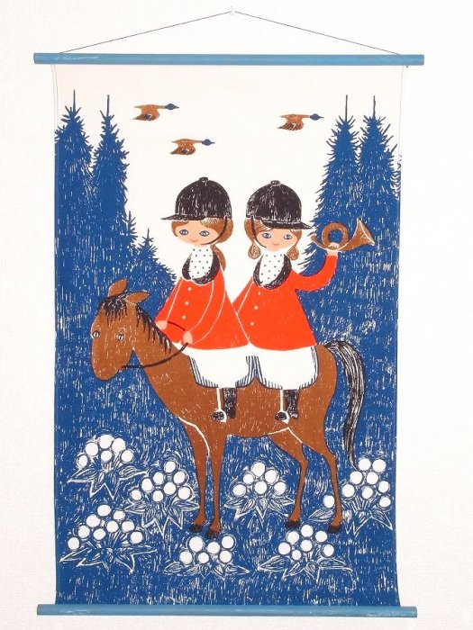 馬に乗った双子の姉妹 se Og Preben Jangaard デザイン 福岡 エッグプラント エッグ 北欧のビンテージ