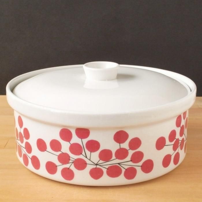 アラビア　キルタISモデル　蓋付きジャー　2個セット　70年代　ビンテージ アラビア キルタISモデル 蓋付きジャー 2個セット 70年代