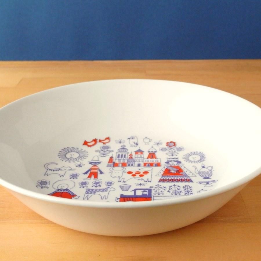 レア！ARABIA アラビアRitari ライヤ・ウォシッキネン 大皿 騎士 ARABIA（アラビア）／Raija Uosikkinen（ライヤ ウオシッキネン