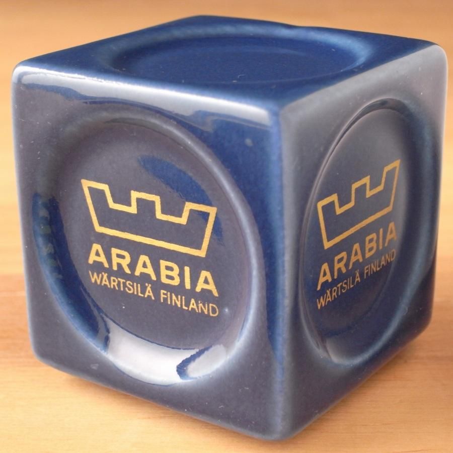 ARABIA/アラビア｜ディーラーサイン｜藍｜ARABIA WARTSILA FINLAND