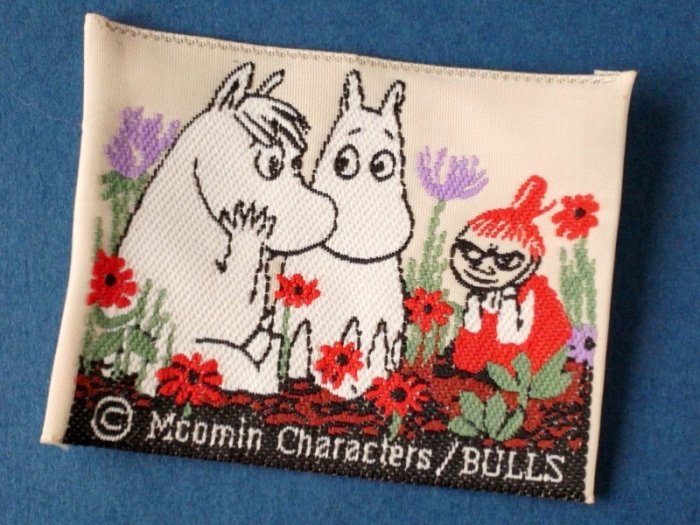 フィンランド｜ビンテージのムーミンの布製タグ｜Moomin Characters/BULLS】-福岡｜エッグプラント・エッグ｜北欧のビンテージ