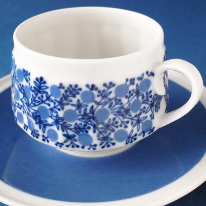 ARABIA/アラビア｜Doria/ドリア｜カップ＆ソーサー｜Raija Uosikkinen