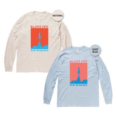 THE BAWDIES / 「5-4-3-2-1 BLAST OFF!」LONG SLEEVE SHIRT - SEEZ