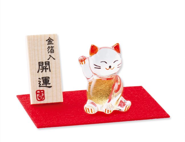 金箔 招き猫」 - 心斎橋硝子本舗｜メーカー直営のガラス雑貨店