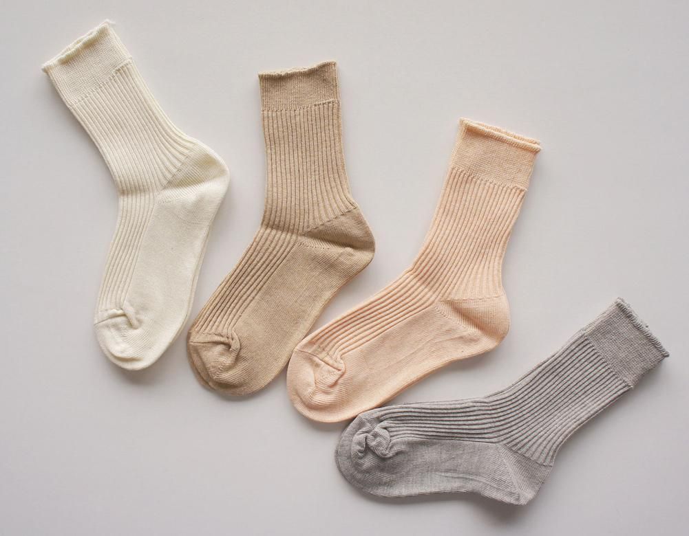 新品 ソックス 2足 日本製 PRE ORGANIC COTTON 23～25㎝ 新品 ソックス 2足 日本製 PRE ORGANIC COTTON 23～25㎝