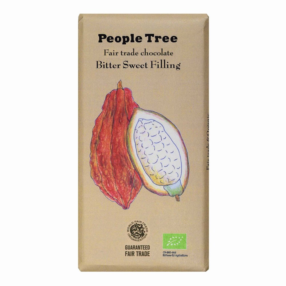 フェアトレード フィリングチョコレート ビタースイート フィリング People Tree ピープルツリー ナチュラル雑貨のセレクトショップ やさしいおみせ 本店