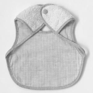 腹掛スタイ　オーダーページ フラッフィー エプロン型スタイ＜グレー＞【コンテックス/Kontex