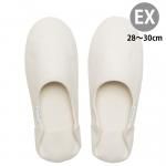 バブーシュ・帆布<Natural/ナチュラル>EXサイズ 28-30cm【ABE HOME SHOES】