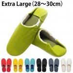 バブーシュ・帆布+ボア EXサイズ<Extra Large/28-30cm>全7色【ABE HOME SHOES】