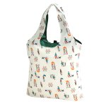 Tote Bag Pattern ファスナー付きトートバッグ パターン＜ホワイト＞D-639002-WH 【U-DAY/because】<img class='new_mark_img2' src='https://img.shop-pro.jp/img/new/icons57.gif' style='border:none;display:inline;margin:0px;padding:0px;width:auto;' />