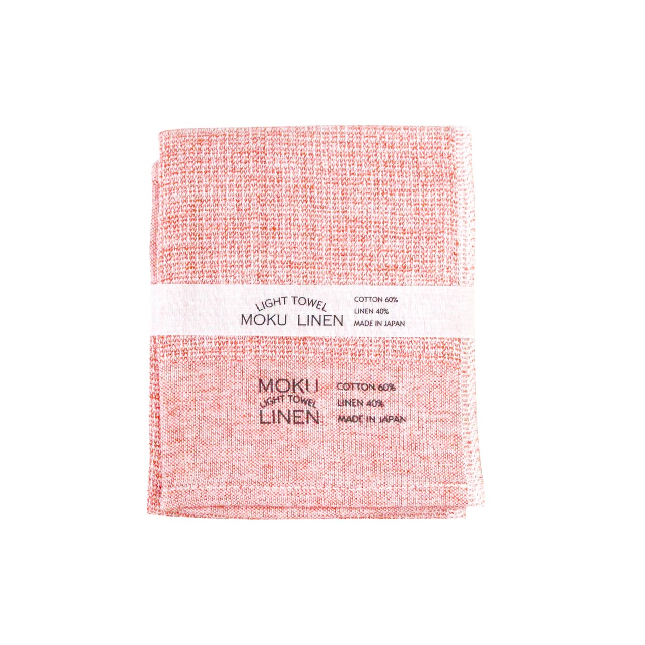 MOKU LINEN LIGHT TOWEL モクリネン ライトタオル＜S＞レッド【コン