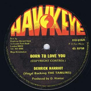 洋楽 DERRICK HARRIOT - BORN TO LOVE YOU Gripsweat - Derrick Harriott 
