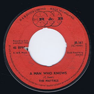 A MAN WHO KNOWS / THE MAYTALS - MORE AXE  RECORDS｜Ska,RockSteady,Reggae,Calypso,Roots,Dancehall,Dub