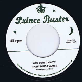 RE) ALL MY LOVING / PRINCE BUSTER - MORE AXE RECORDS｜Ska