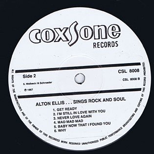 RE) SINGS ROCK AND SOUL / ALTON ELLIS - MORE AXE RECORDS｜Ska 