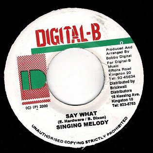 SAY WHAT / SINGING MELODY - MORE AXE  RECORDS｜Ska,RockSteady,Reggae,Calypso,Roots,Dancehall,Dub