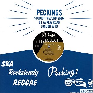 RE) ON BOND STREET DUB / BITTY McLEAN (PECKINGS BROTHERS) - MORE