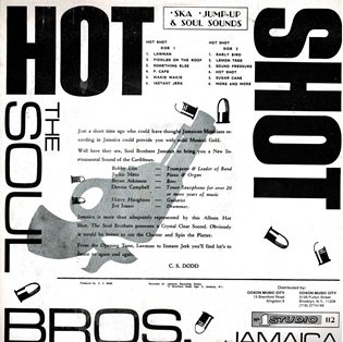 RE-USED) HOT SHOT / THE SOUL BROS. (SOUL BROTHERS) - MORE AXE  RECORDS｜Ska,RockSteady,Reggae,Calypso,Roots,Dancehall,Dub