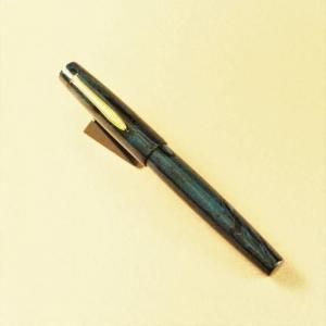 笑暮屋　回転式ボールペン エボナイト製ボールペン 軸色：黒