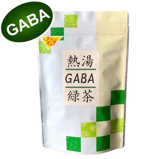 GABA緑茶ティーバッグ【3g×15p】熱湯で覚醒！冷水で平常心！ - 知覧心