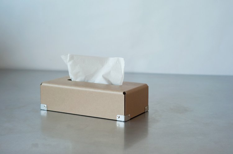 BENT Tissue Box / concrete craft