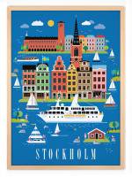 HUMAN EMPIRE | STOCKHOLM | ポスター (50x70cm)【北欧 インテリア デザイン おしゃれ】の商品画像