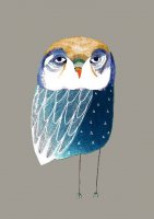 ASHLEY PERCIVAL | BLUE NIGHT OWL | A3 ݥ/ȥץȤξʲ