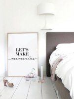 LOVELY POSTERS | LET'S MAKE MEMORIES | アートプリント/ポスター (50x70cm)の商品画像