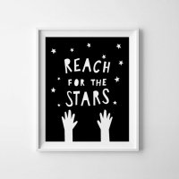 MINI LEARNERS | REACH FOR THE STARS (black background) | A3 ȥץ/ݥξʲ